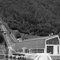 Hydroelectric power station on the Chiese river